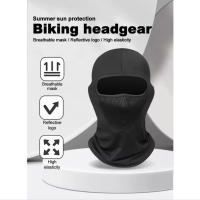 Cubierta De Cabeza De Seda Para Ciclismo De Verano Con Absorción De Sudor Y Secado Rápido Agujeros Para Gafas Cubierta Completa a Prueba De Viento Para Exteriores - details 1