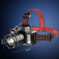 Linterna Frontal Recargable Con Sensor LED COB Chip Zoom Super Brillante Impermeable Para Pesca Camping Caza Advertencia - details 15