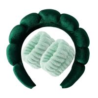 Cinta De Tela De Cielo De Terciopelo Vintage Para Mujeres Y Niñas Accesorios De Baño Y Spa Cinta Para Lavado De Cara Y Muñeca Estilo Decorativo - details 20