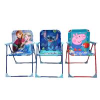ARDITEX- Silla Plegable con Brazos de 38x32x53cm de dibujos animados Disney Frozen, Pepa Pig, Patrulla Canina, Lilo Stitch, Mickey mouse, Minnie Mouse, Spiderman, Dragón Ball. Verano para playa, piscina, hogar, jardin, regalo de verano, cumpleaños - details 0