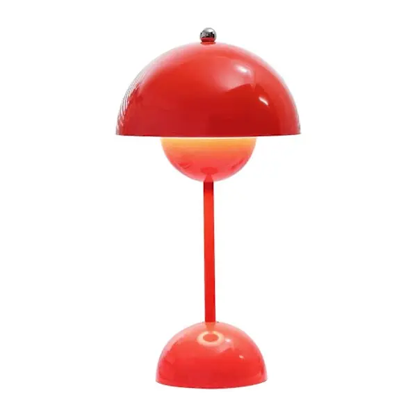 Lámpara de Mesa, lámpara de Mesa Bud, Luz decorativa de Ambiente, lámpara Bud, lámpara de noche en Forma De Seta (recargable) 1800 mAh - 1