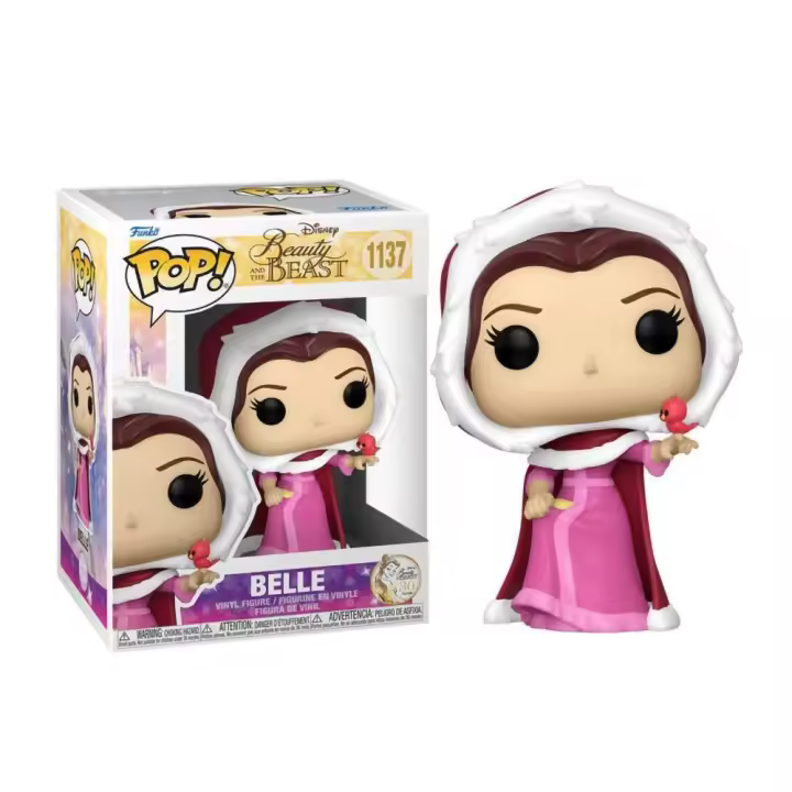 Funko Pop! Disney La Bella y la Bestia - Bella (Invierno), 57587, Nº1137 - 1