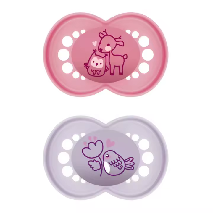 MAM CHUPETE ORIGINAL PURE 16+ MESES SILICONA ROSA (2UD) - 1