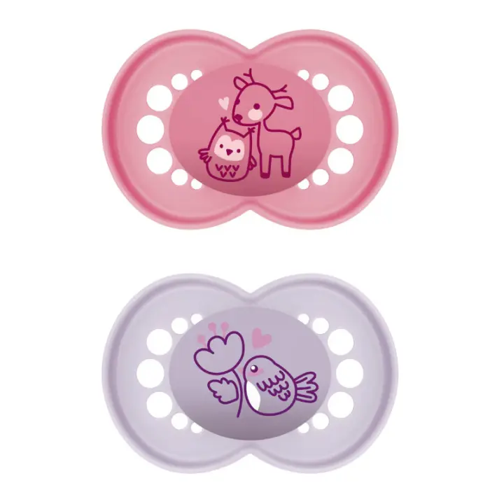 MAM CHUPETE ORIGINAL PURE 16+ MESES SILICONA ROSA (2UD) - 1