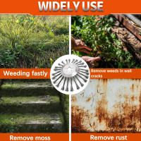 Cepillo De Rueda De Acero De 10 Pulgadas Para Jardín Trimmer De Hierba Universal Eliminador De Maleza Y Rusticidad Para Motosierra - details 7