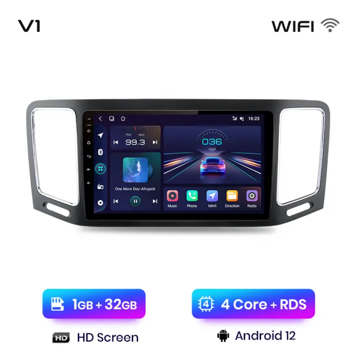 Junsun Radio Coche para Volkswagen Sharan 2012 2013 2014 2015 2016 2017 2018 Inalámbrico CarPlay Android Auto AI Voice 2 din Pantalla Coche Android Auto Multimedia Navegación GPS Auto radio - 1