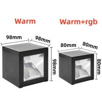 Lámpara De Pared Solar LED Exterior IP65 Impermeable Con Sensor De Luz Para Jardín Patio Balcón Decoración De Valla Moderno - details 0