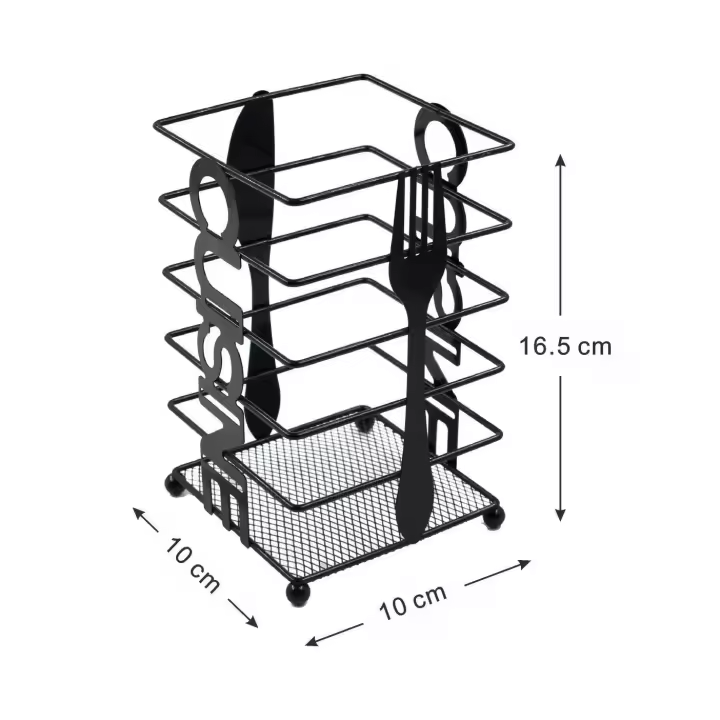 Portacubiertos, Porta Cuberteria Metalica, Reposa Cubiertos, Escurrecubiertos Metalico Cocina Soporte para utensilios de cocina - 1