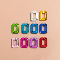 20pcs Cuentas De Acrylico Metálico Para Hacer Pulseras Collares Y Aretes Colorido Ovalado 21x28mm Accesorios De Joyería DIY - details 4