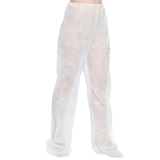 MONOUSO | Pantalón Tratamiento Presoterapia en TST de PP Blanco (1 Ud) - 1
