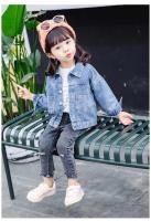 Chaqueta De Denim Para Niñas Primavera Otoño Ropa Infantil De Princesa Dulce Talla Adecuada Para Niñas De 1 a 10 Años - details 0