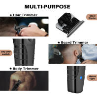 Cortador De Pelo Profesional Kemei 2299 Para Hombres Con Corte Cero Y Cuchilla T-Shaped Recargable Sin Cable Longitud Mínima Menos De 0.5mm - details 1