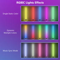 Lámpara De Piso Inteligente LED RGB Con Control Remoto Y APP Sincronización De Música Iluminación De Esquina Con Timer Moderna Para Sala De Estar Juego - details 4