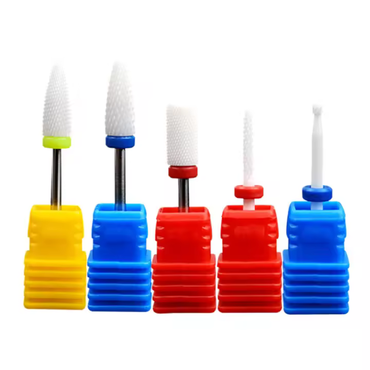 Juego De 5 Piezas De Cortadores De Uñas Para Manicura Cerámica Y Batería Eléctrica Herramienta De Eliminación De Gel Y Esmalte - 1