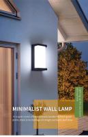 Lámpara De Pared Exterior LED Con Sensor De Movimiento Moderna AC85-265V Impermeable IP66 Para Jardín Escaleras Y Cocina - details 0