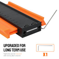 Laminate Tiles Meethulp Gauge Alloy Edge Shaping Wood Measure Ruler Adjustable Lock Contour Gauge Profile Duplicator Tool Para Tiling - details 5