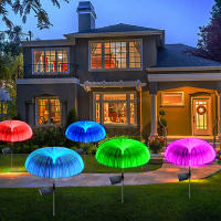 Luces De Jardín LED Solar Decoración De Medusa Impermeables Para Camino Exterior Lámpara Solar Moderna De ABS IP65 - details 5