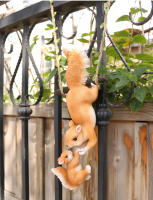 1pc Squirrel Figurine De Resina Creativa Para Decoración De Jardín Y Exterior Tema Animal Ideal Para Adornos Exteriores - details 5