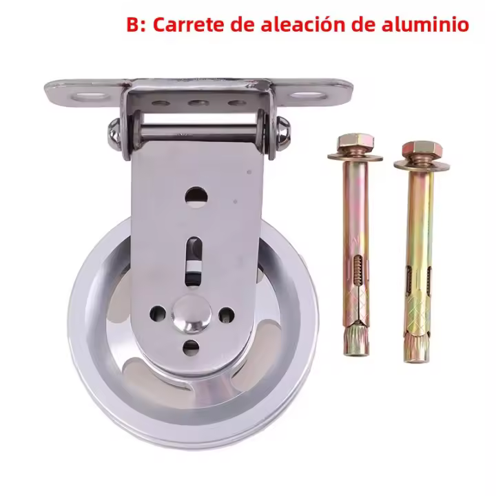 Sistema De Cableado Para Gimnasio En Casa Con Rueda Giratoria Silenciosa Montaje En Pared Para Ejercicios De Levantamiento De Hombros - 1