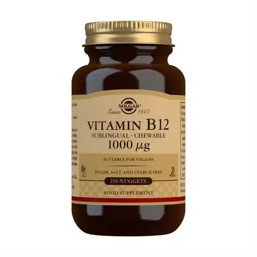 Solgar Vitamina B12 Masticable/sublingual 250 Comprimidos Masticables - 1