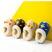 Alpargatas De Algodón Para Niños Y Niñas Invierno Interior Antideslizantes Talla Desmontable Para Interior 3-10 Años - details 0
