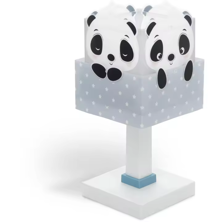 Lámpara de mesa infantil Panda azul - 1