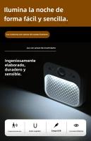 Lámpara Nocturna LED Con Sensor De Movimiento PIR Recargable USB Para Dormitorio Escaleras Pasillo Armario Armario Iluminación - details 0