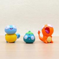 Colección De Figuras De Pokemon Pikachu Bulbasaur Charmander Squirtle Juguetes De Modelo Lindos Y Estúpidos Para Fans - details 15