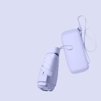 Paraguas Mini Conveniente Portátil Protección Solar Y De Lluvia 99% Tamaño Único Material De Tela De Nylon 190T Plegable Cinco Vezes - details 21