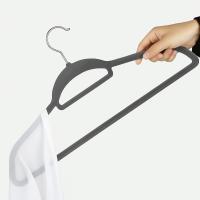 Ruhhy, Perchas de Terciopelo Antideslizantes Set 20 Unidades | Color Gris con Gancho Metálico Giratorio 360° | Diseño Delgado para Ahorrar Espacio | Soporte para Bufandas, Cinturones y Corbatas - details 0