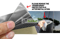 Pegatina De Fibra De Carbono Brillante Negro Para Puertas Y Ventanas De Ford Bronco Sport 2021-2023 Adhesivo Para Coche - details 7