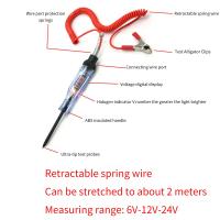 Prueba De Circuito Para Coche 6V/12V/24V Lápiz De Prueba Con Luz De Proa Herramienta Diagnóstica Para Camión Reparación Automotriz ABS Material Longitud 15cm - details 13