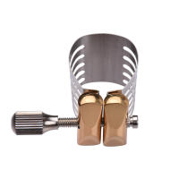 Ligadura De Saxofón Compacta Y Duradera Con Ajuste Por Tornillo Para Saxofón Alto Material Plástico/Rubber Duro Accesorio Musical - details 12