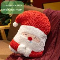 Cojín De Decoración De Navidad INS Muñeco De Árbol Rojo Para Sofá De Sala Y Cama Cubierta De Cojín De Poliéster Y Algodón - details 7