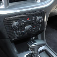 Pegatina De Fibra De Carbono Para Panel De Aire Acondicionado Y Control Central De Coche Compatible Con Dodge Charger 2016-2021 Accesorio De Interior Para Automóviles - details 3