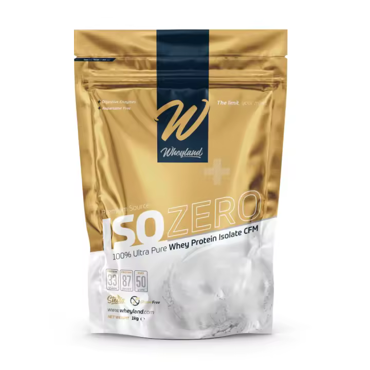 Proteinas - Iso Zero 1 Kg de la marca WheyLand, suplemento para mejorar la recuperacion y el crecimiento muscular - 1
