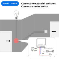 Interruptor Inteligente Wifi Mini 2 Modos Control Tuya 16A DIY Alexa Yandex Alice Google Home APP Control De Voz Para El Hogar - details 2