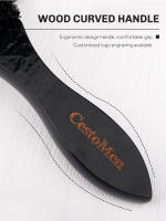 CestoMen Cepillo Profesional De Pelo Para Barbero En Madera Sólida Herramientas De Limpieza Facial Para Hombres Accesorios De Corte De Pelo - details 4