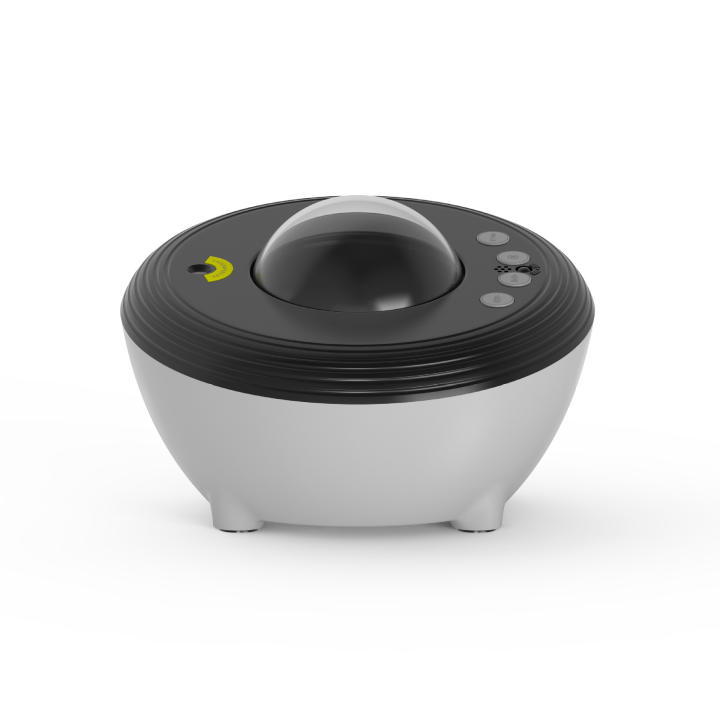 Lámpara De Noche Aurora Con Control Remoto Proyector De Cielo Estrellado Decoración Para Dormitorio Luz Inteligente Redonda