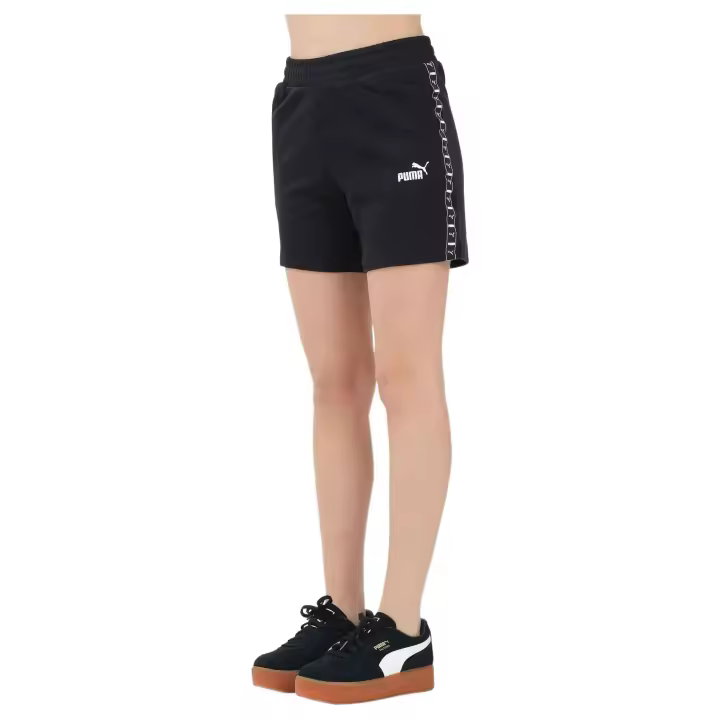 Pantalon Corto Puma Ess Tape 9 para mujer en color negro - 1