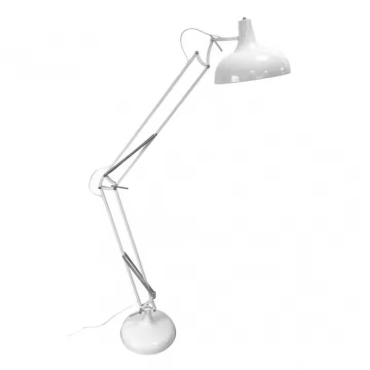 FABRILAMP 161441001 | Pie Salon Articulable Malik 1xe27 Blanco 163x30x80 Cm - 1