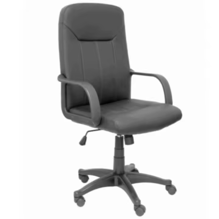 Sillon villa similpiel negro - 1