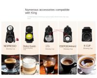 Cafetera de cápsulas 5 en 1 para café molido DG y NS, 19 bar, 0,6 l, automática y compacta, multicápsulas, máquina multifunción para el hogar. - details 6