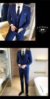 Traje De Moda Para Hombre 2025 (Blazer+Chaleco+Pantalones) Estilo Artístico Casuero Elegante Talla M-5XL Adecuado Para Bodas Y Trabajo - details 40