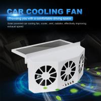 Ventilador De Escape Para Coche Recargable Por USB Y Solar Circulación De Aire Enfriamiento Y Disipación De Calor Alta Potencia 2/3 Ventilador De Ventilación Frontal - details 2