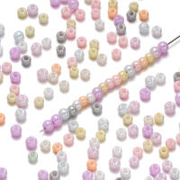 Cuentas De Vidrio Sobre Para DIY 10g Lote De 4mm Colores Jalea Redondas Espaciadoras Para Pulseras Collares Joyería - details 4