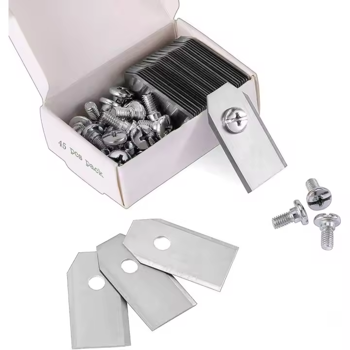 BIT Cuchillas de Titanium para Cortacéspedes Robótico Husqvarn - Pack 45 Unidades - 1