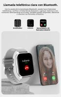 Smart Watch 2025 2.01'' Pantalla Amoled BT Llamada Deporte Impermeable Monitor De Frecuencia Cardíaca Y Presión Arterial Para Hombres Y Mujeres - details 2