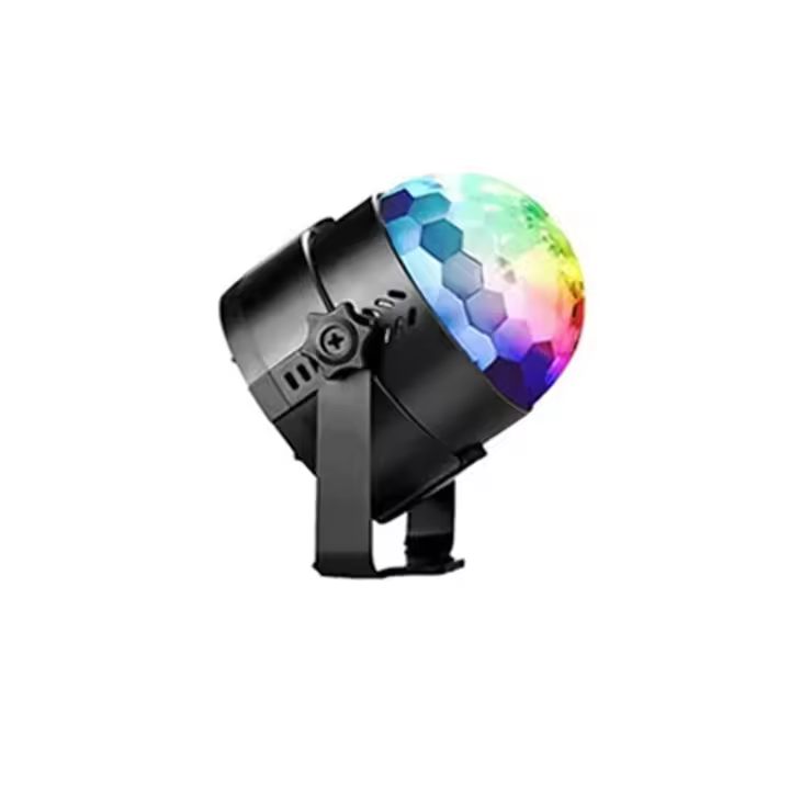 Lámpara De Disco RGB Con Efecto De Estela Para Fiestas En Casa KTV Club Bar Navidad Regalo De Luz De Noche Activada Por Sonido - 1
