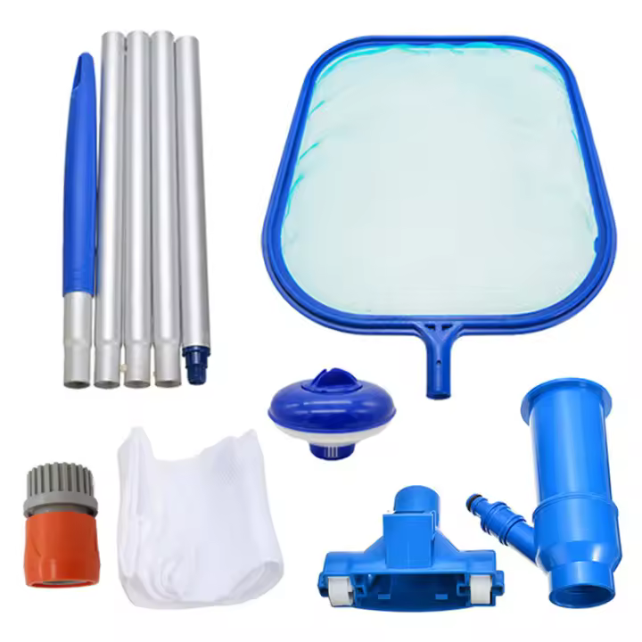 Kit De Limpieza Para Piscina Con Aspirador Y Rojo Para Filtros De Piscina Herramienta De Limpieza Para Piscinas - 1